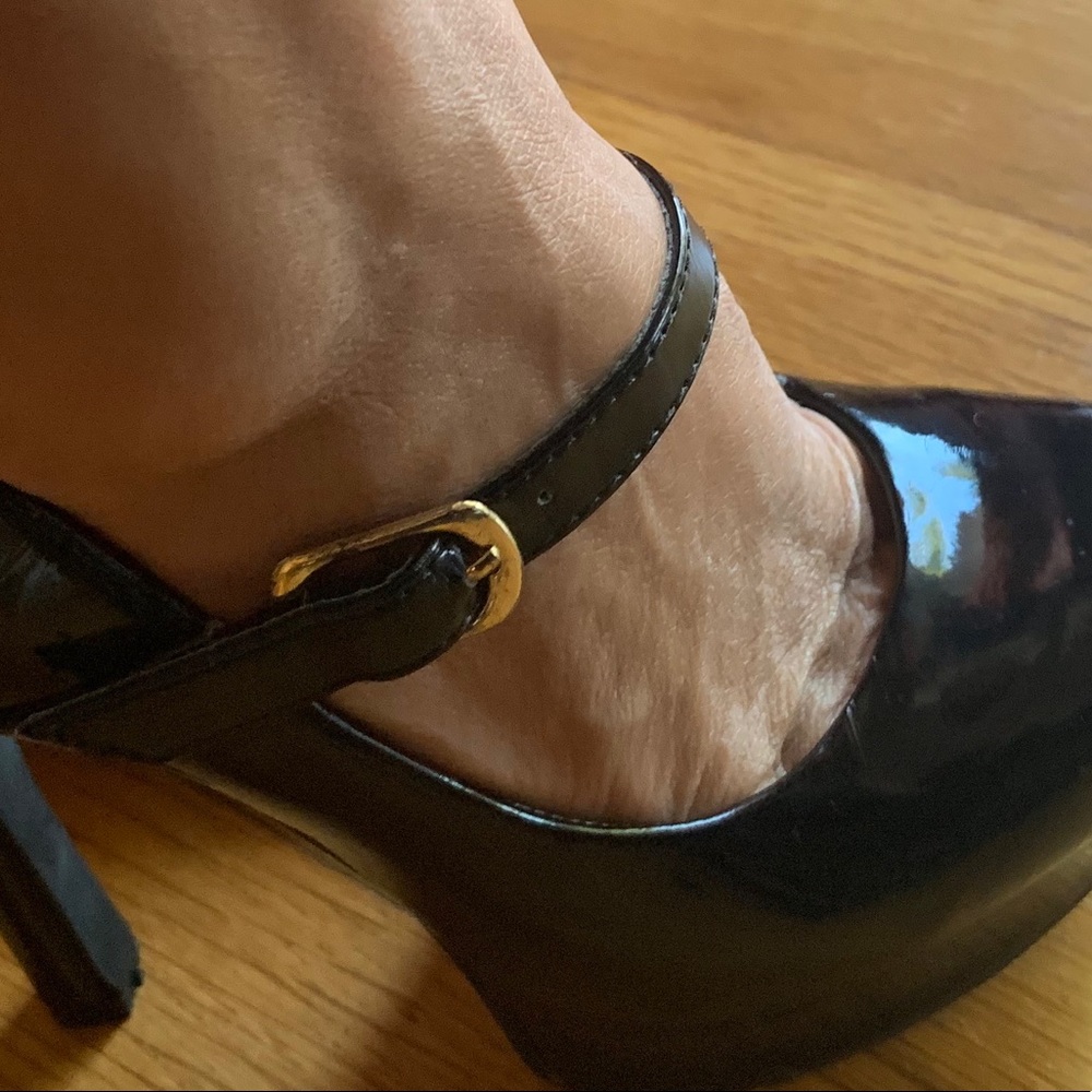 Sexy 5in Patent Leather Mary Jane’s - like new